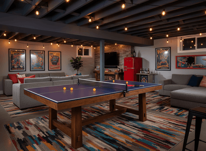 Ping Pong Conversion Top — Quick Install, Slim 4-Fold, Clamp-On Net Included