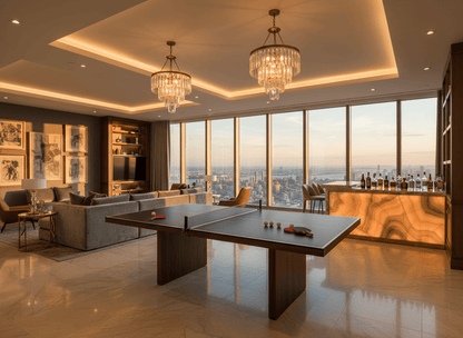 Ping Pong Conversion Top — Quick Install, Slim 4-Fold, Clamp-On Net Included