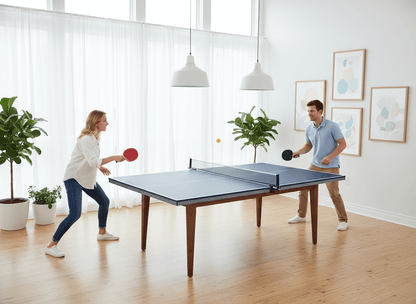 Ping Pong Conversion Top — Quick Install, Slim 4-Fold, Clamp-On Net Included