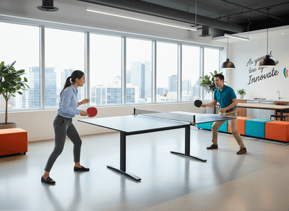 Ping Pong Conversion Top — Quick Install, Slim 4-Fold, Clamp-On Net Included