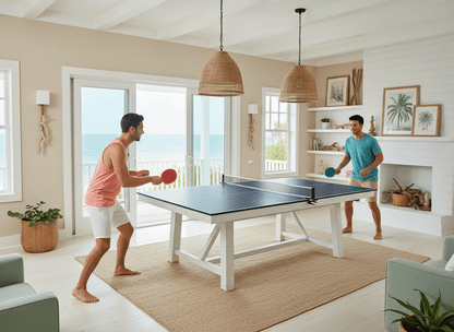 Ping Pong Conversion Top — Quick Install, Slim 4-Fold, Clamp-On Net Included